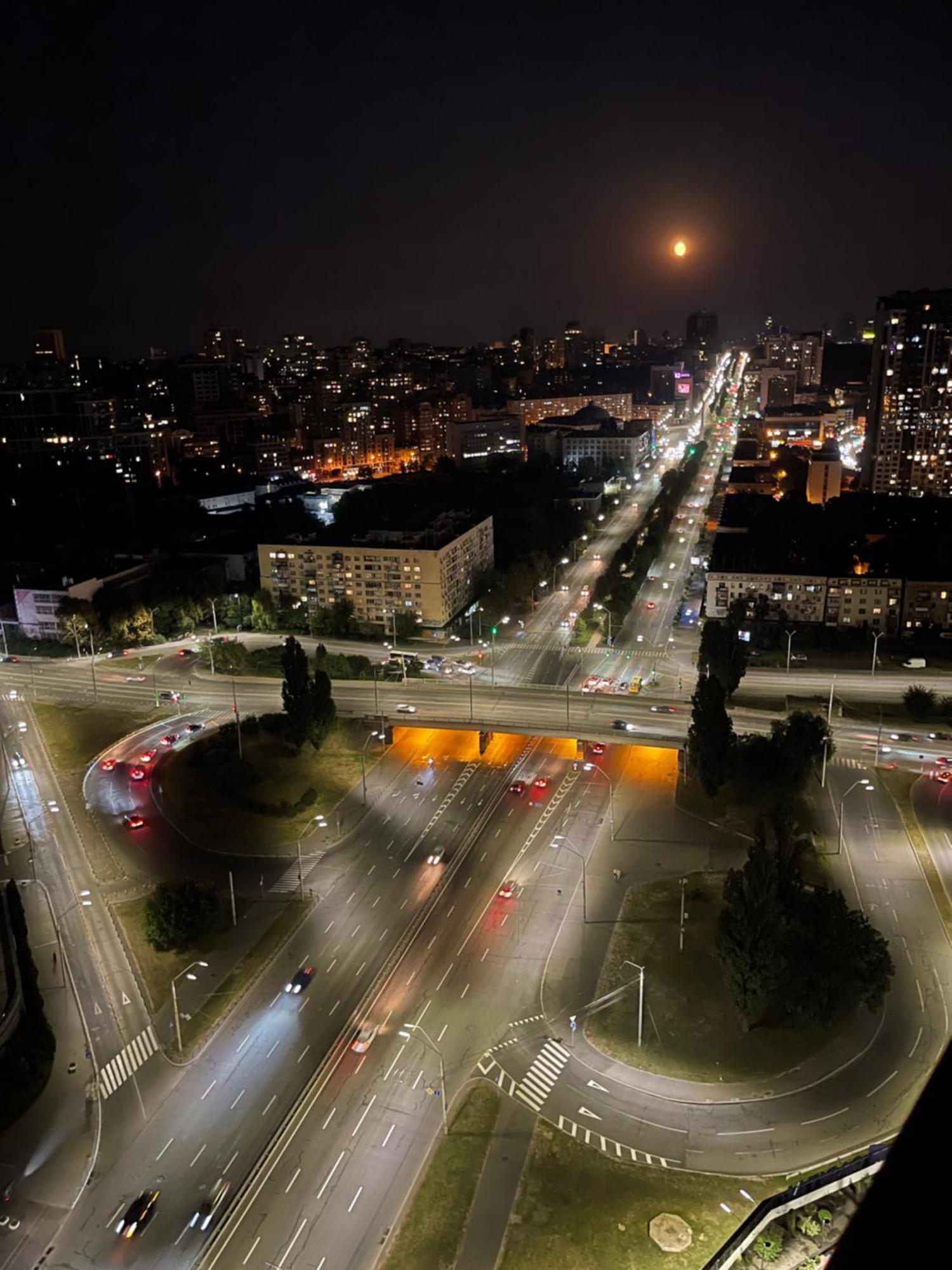 Manhattan City Apart View On The City- Parking Kiev Exterior foto