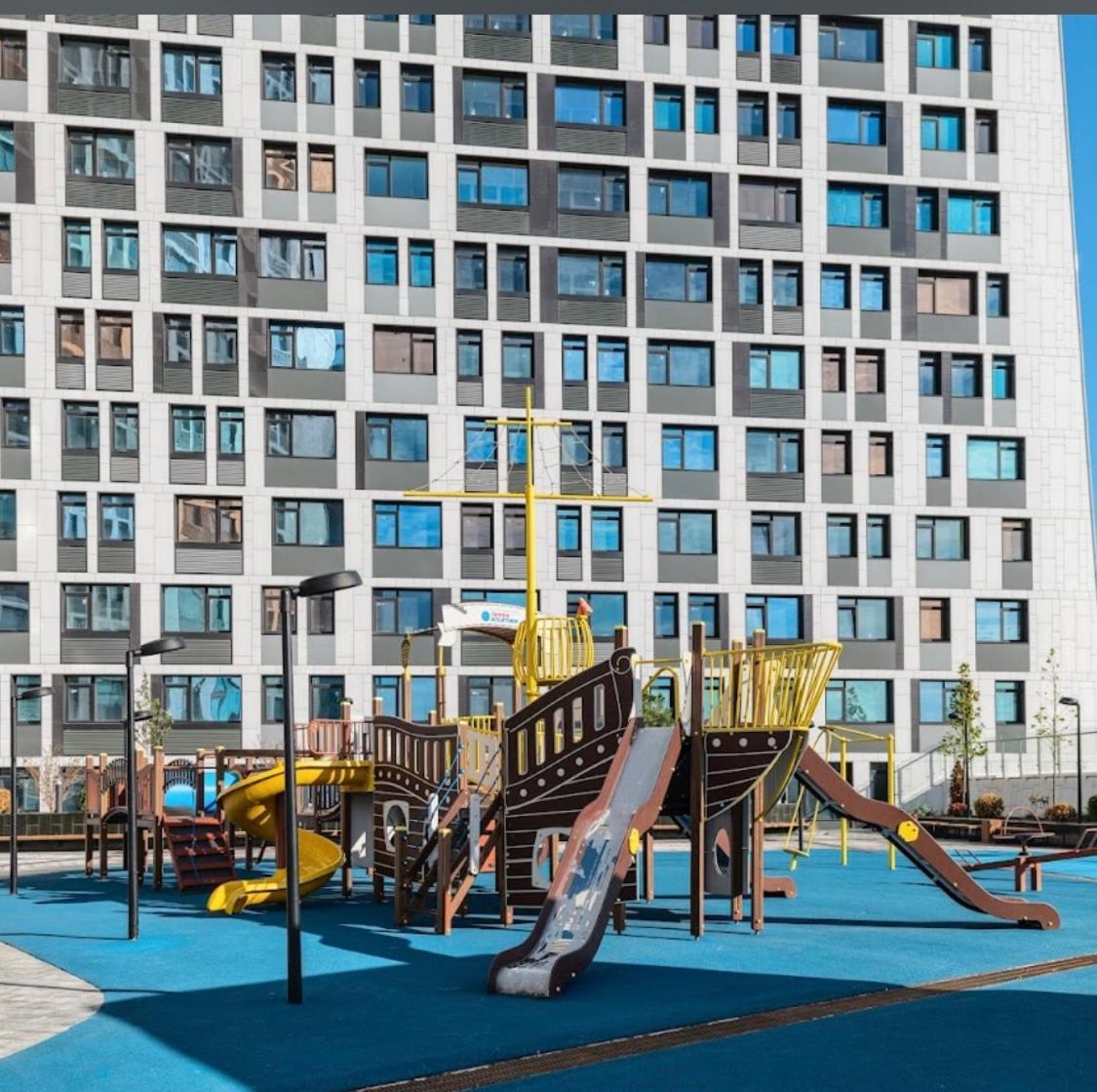 Manhattan City Apart View On The City- Parking Kiev Exterior foto